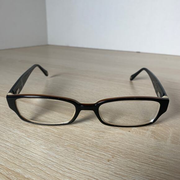 CHANEL 3058 C.711 Eyeglasses Black Biege Frames 51-17-135 Made In Italy - Picture 2 of 8